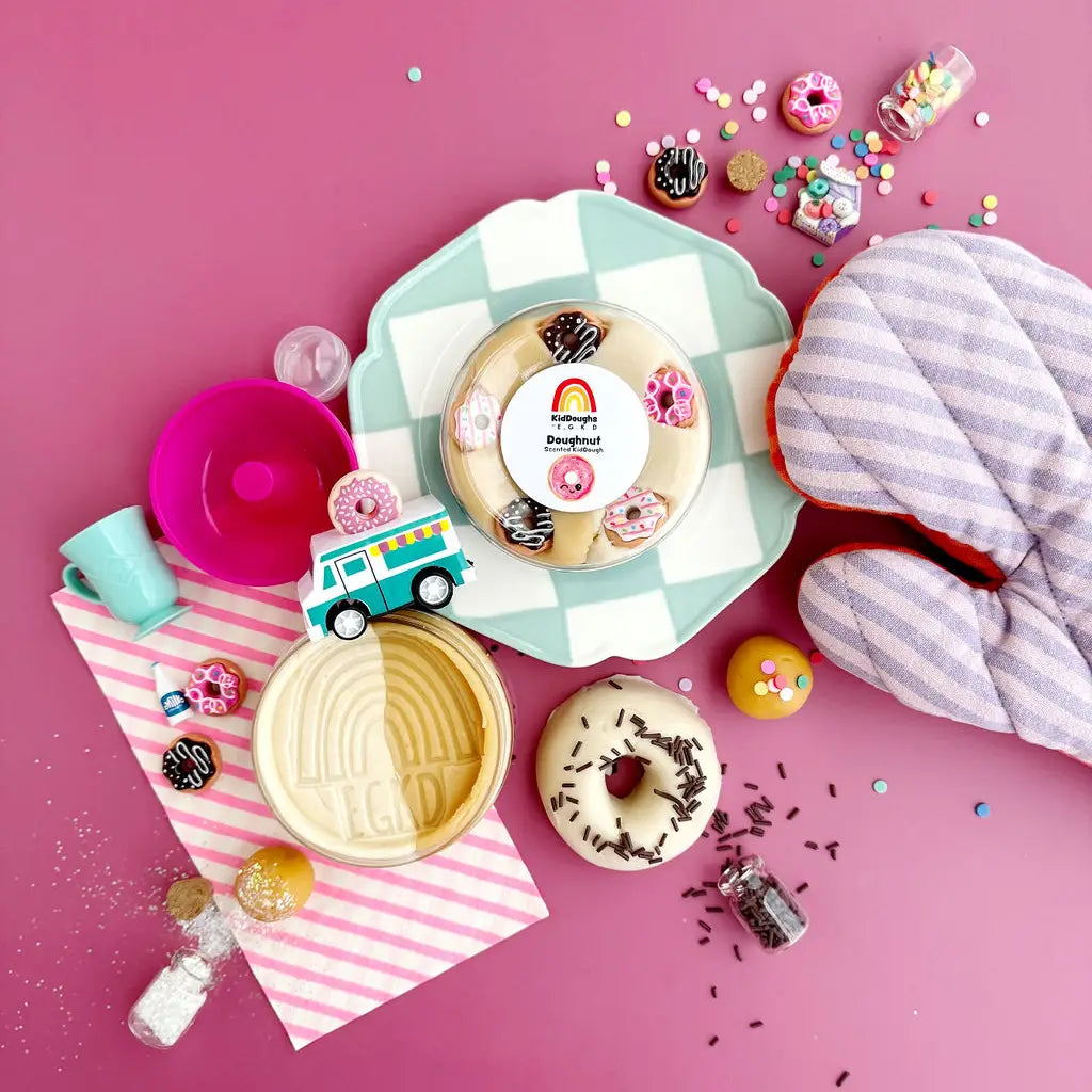 Kit sensorial de arcilla de modelar Donuts