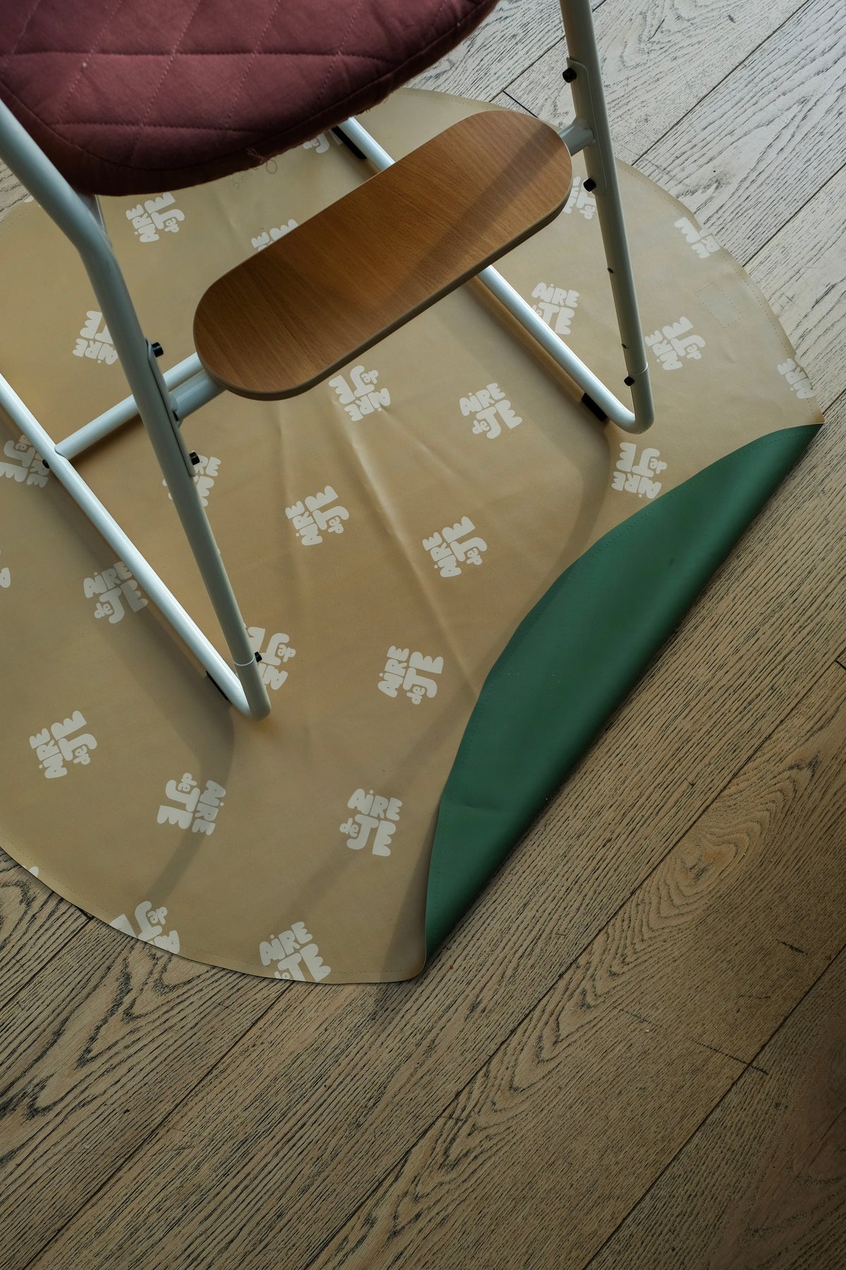 Aire de Je / Matcha Round Waterproof Activity Tablecloth