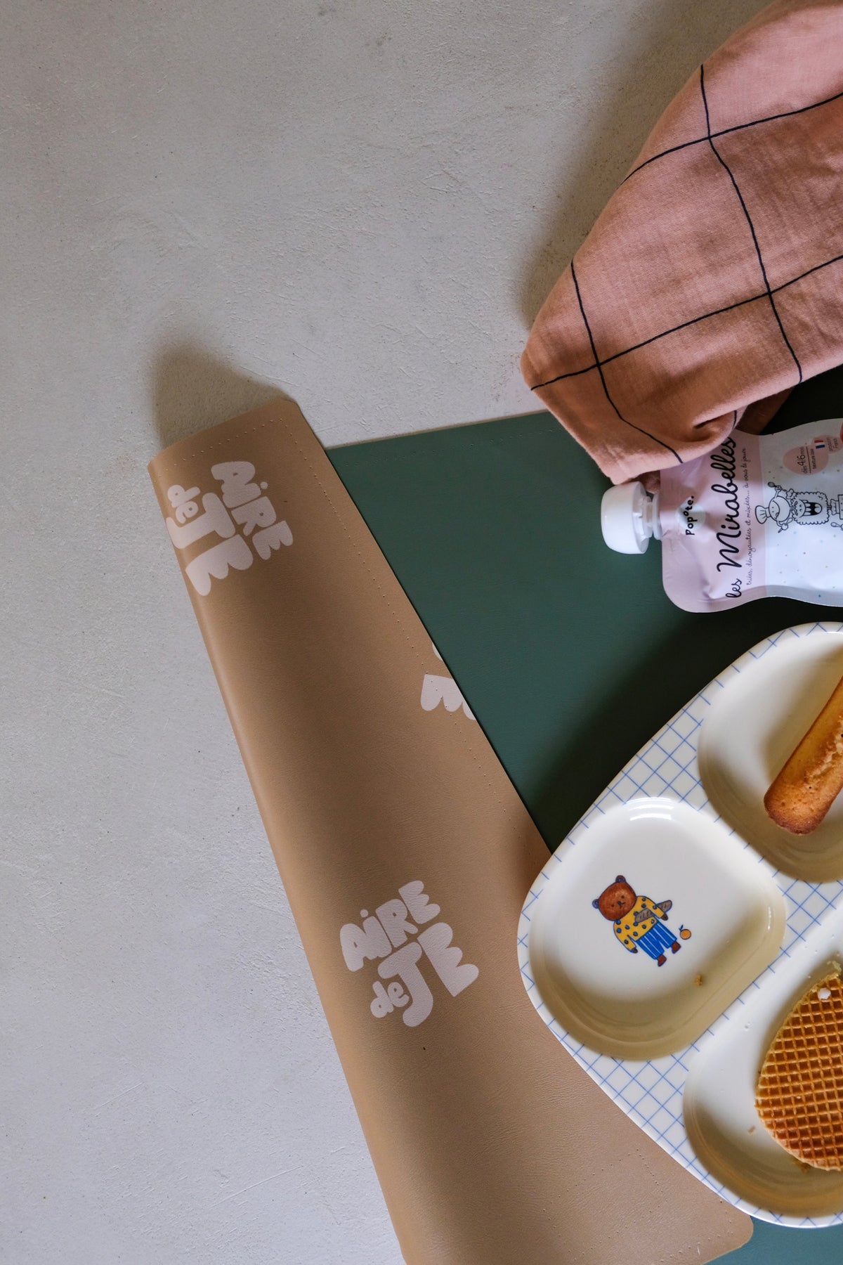 Aire de Je / Matcha Rectangular Waterproof Activity Tablecloth