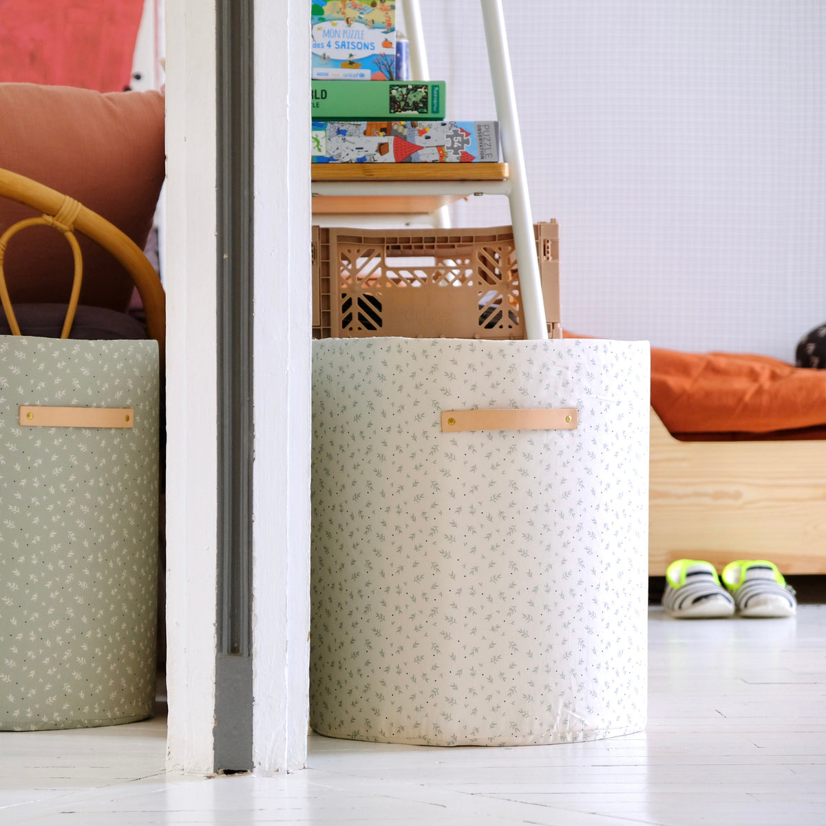 Aufbewahrungskorb Spielzeug Kinderzimmer Cueillette milk 