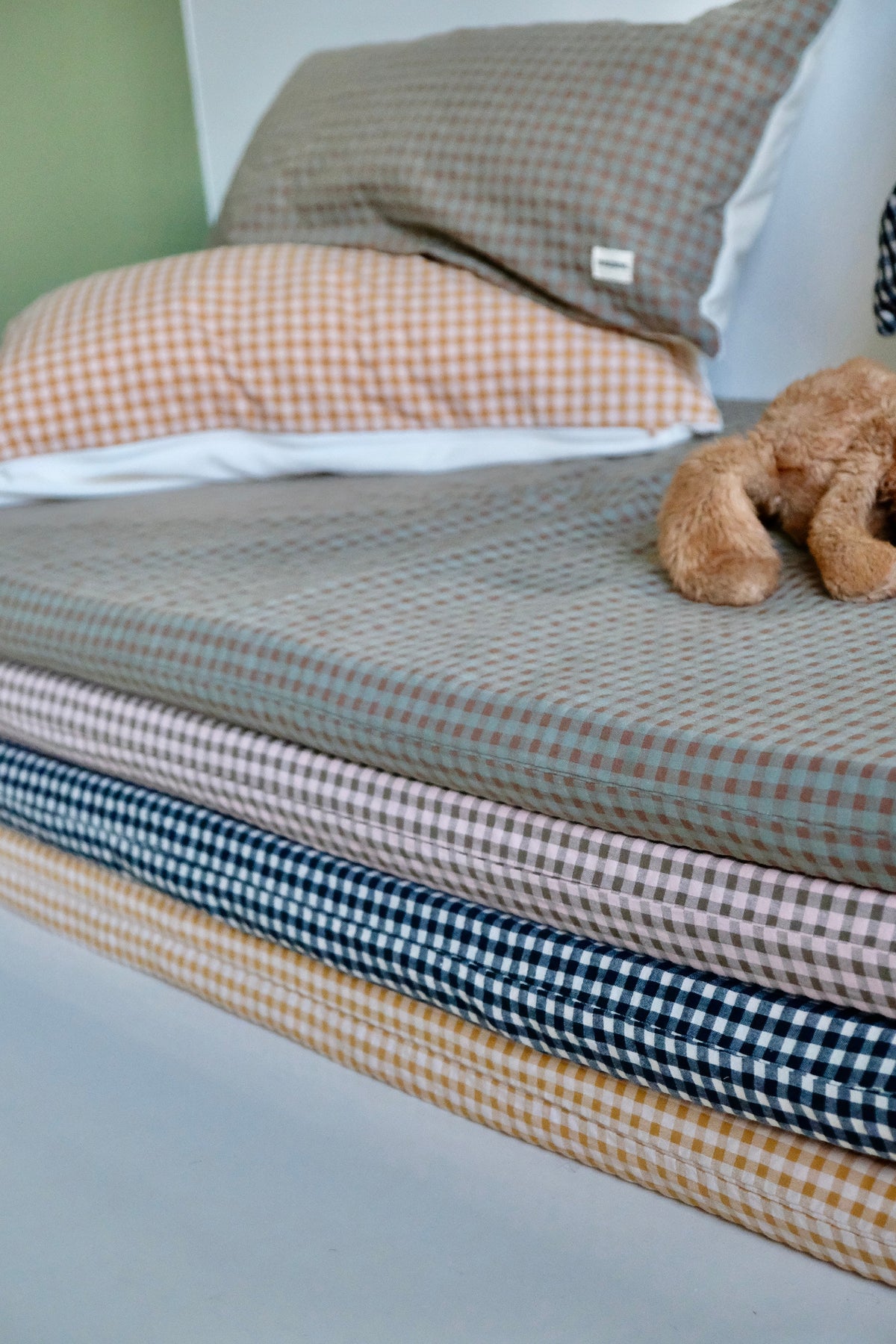 King-Size-Spielmatte Vichy Rhubarbe