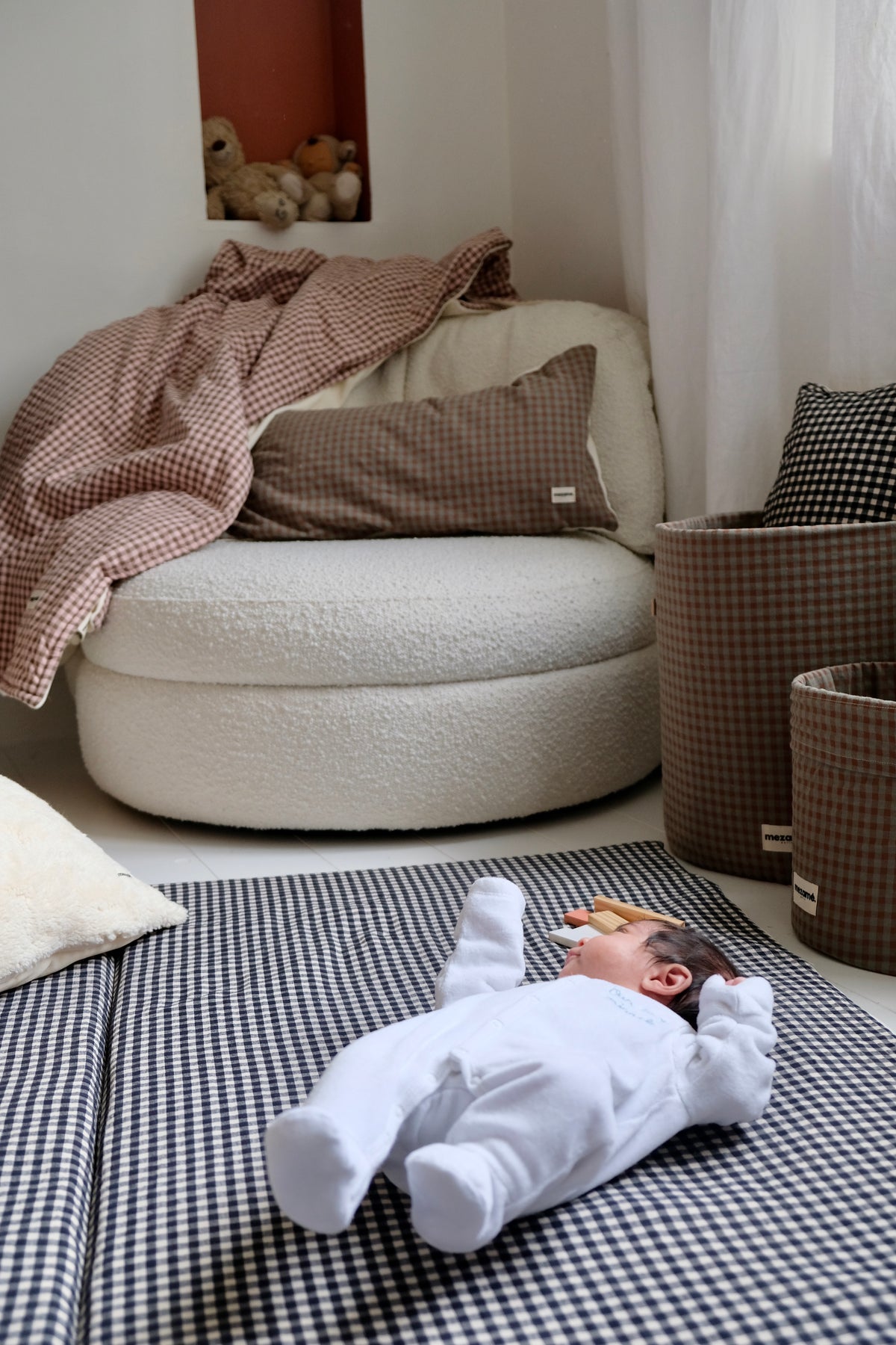 Maxi Douillette Vichy Rhubarbe