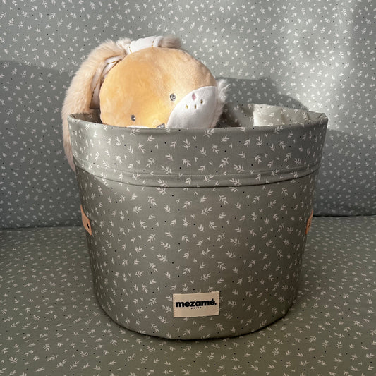 Mini sage green storage basket