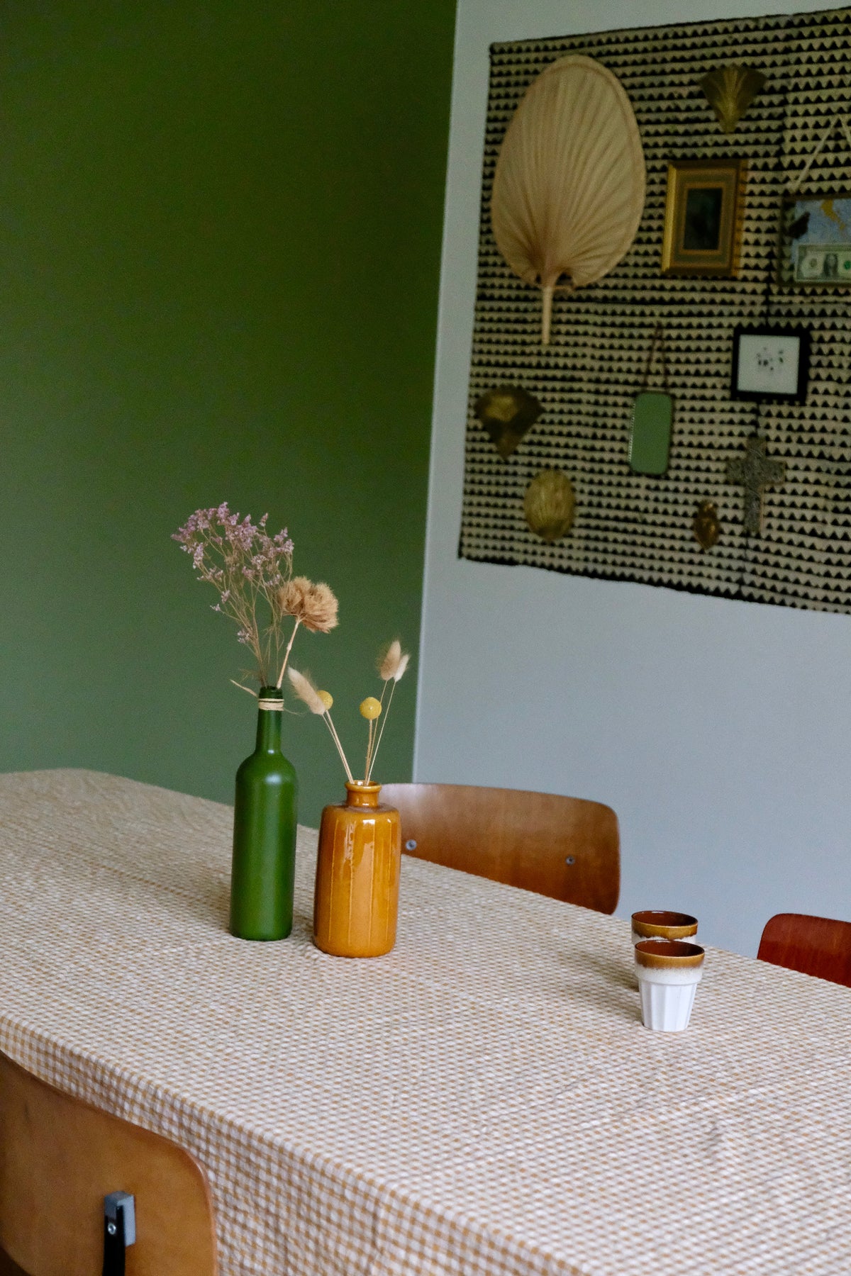 Tischdecke Vichy Caramel