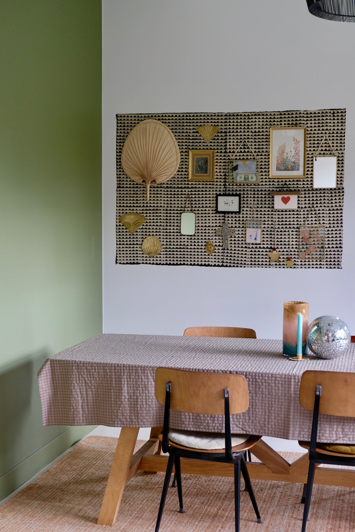 Vichy Châtaigne Tablecloth