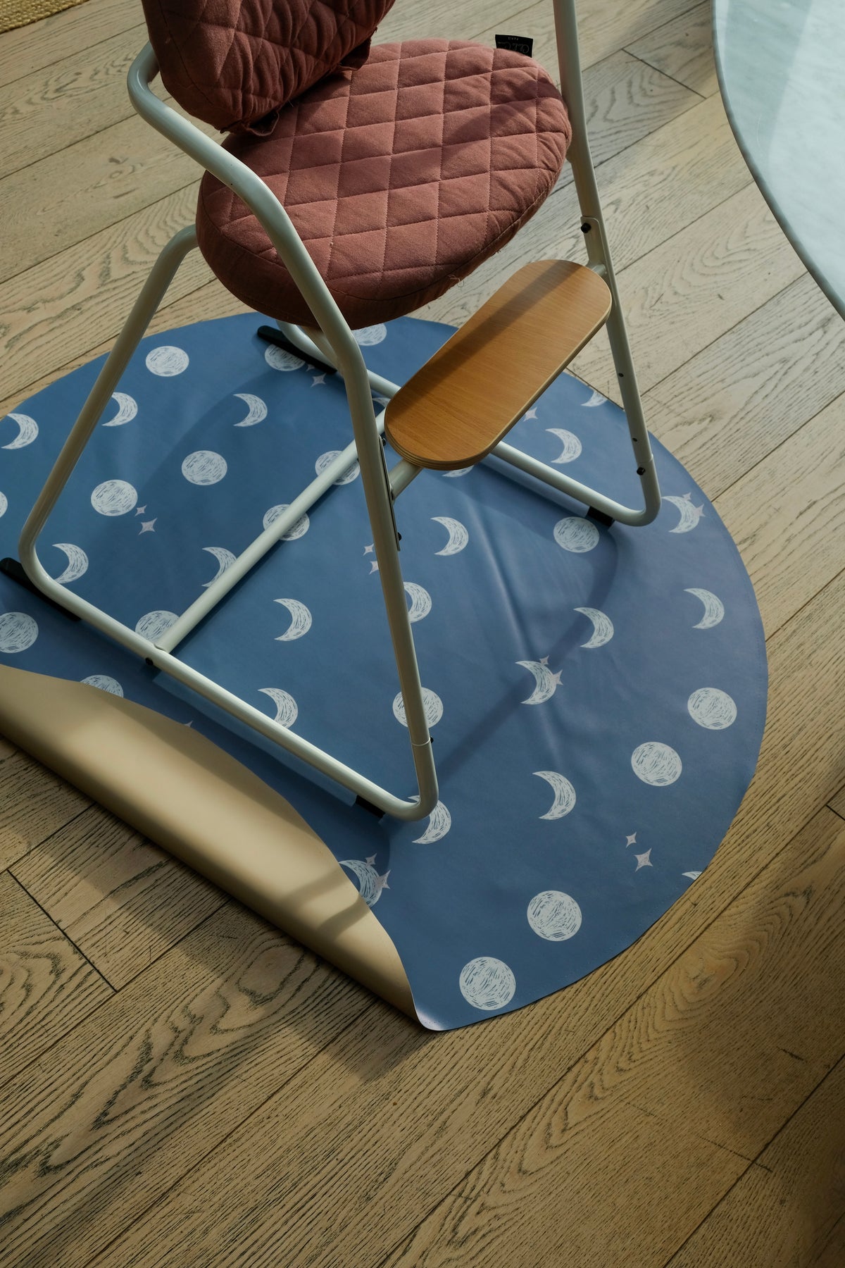 To the moon / Sésame Round Waterproof Activity Tablecloth