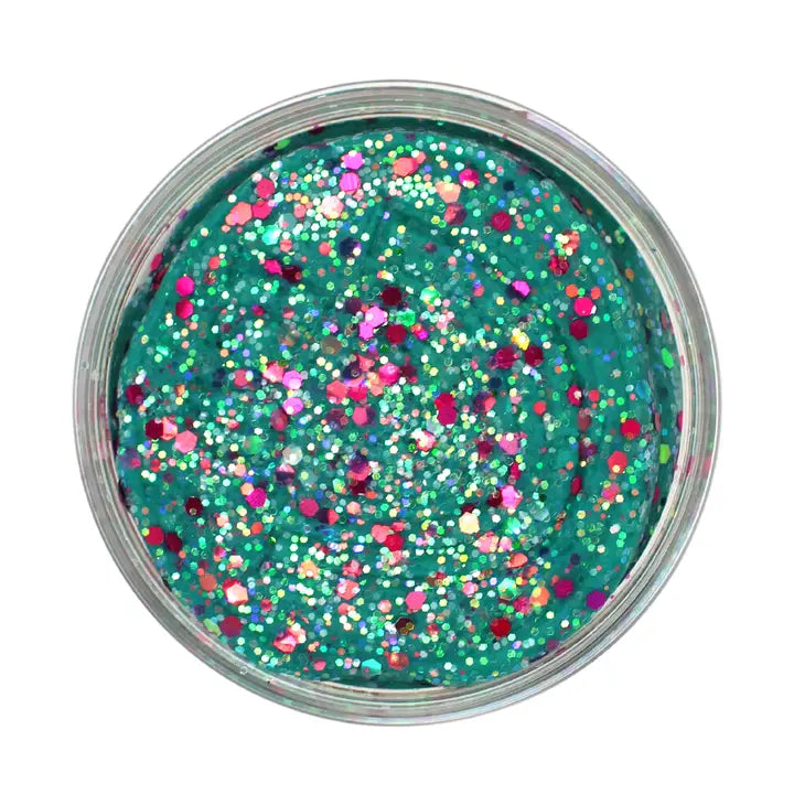 Glitzernde Knetmasse Turquoise