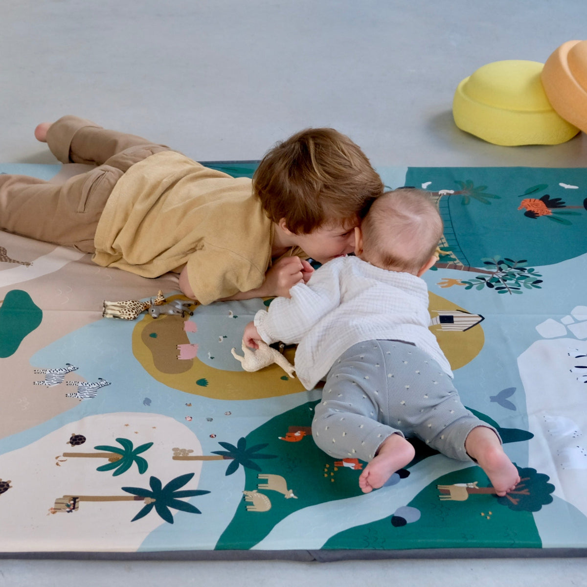 housse animaux jeux à enfiler pour tapis d eveil motricite activite bebe enfant decouverte