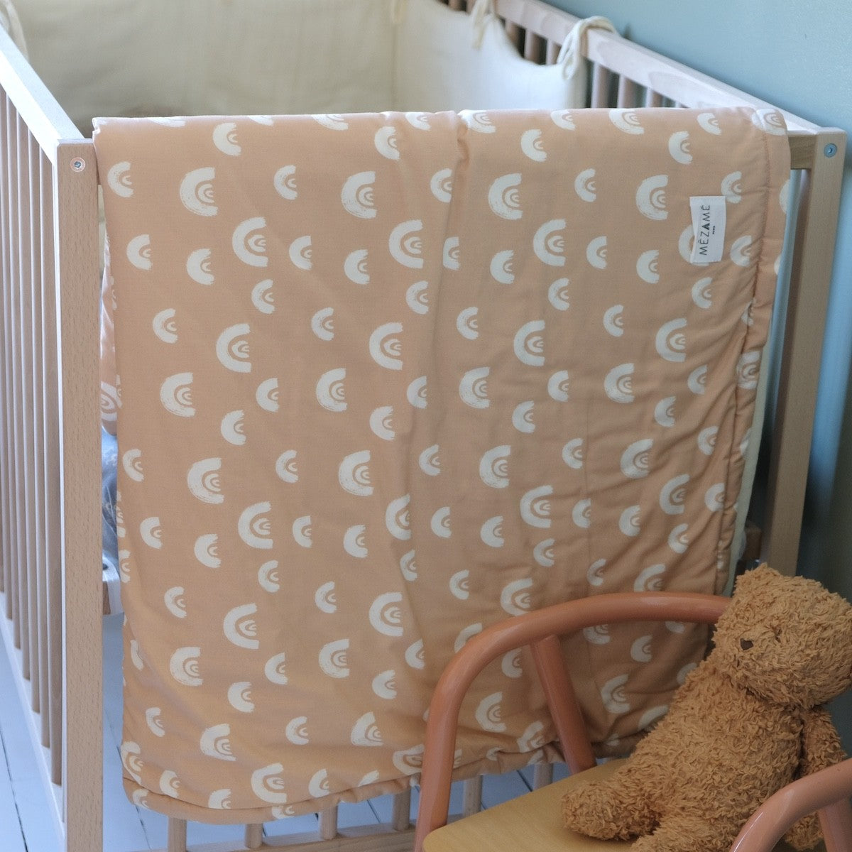 manta infantil arcoíris