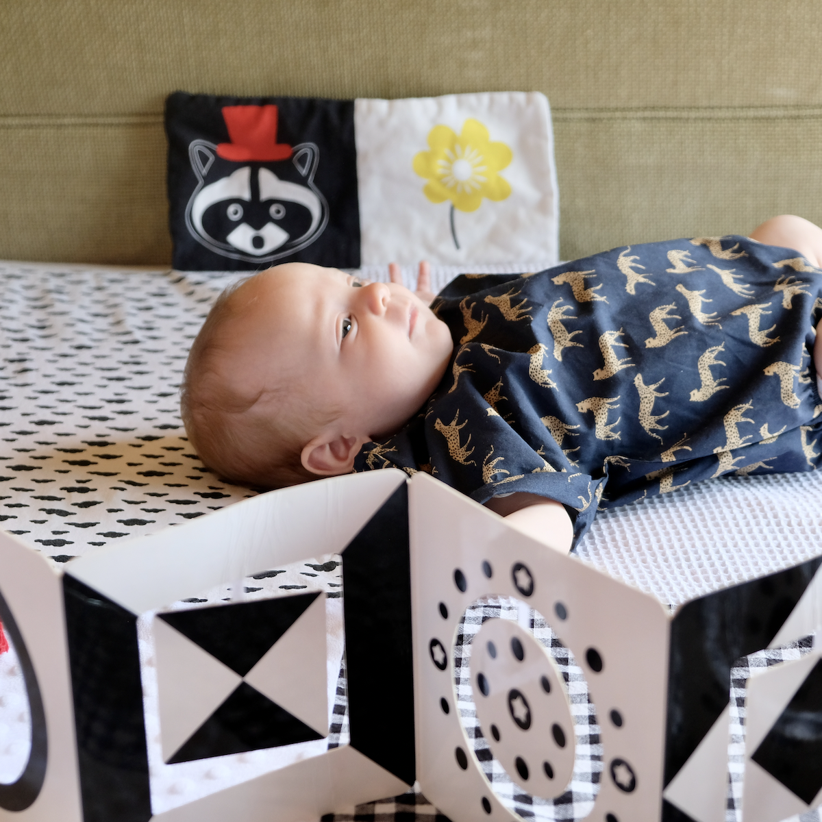 sensory slip-on cover for baby and toddler activity play mat Montessori