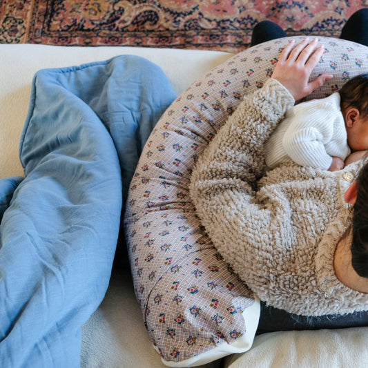 Maxi-Kuscheldecke, warm und flauschig, in Denimfarbe