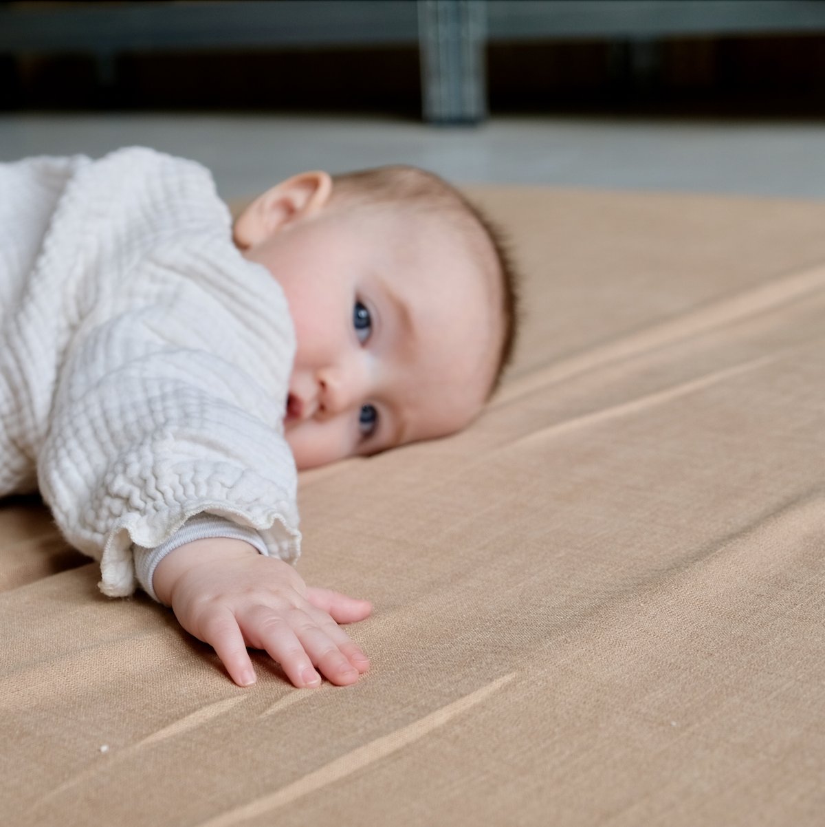 verlengstuk voor speelmat voor baby's, motoriek en spel, baby kind groot effen Cassonade