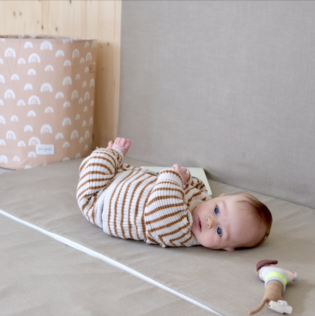 rallonge pour tapis d eveil  motricite et jeux bebe enfant grand format XXL uni kaki 
