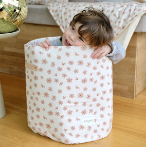 large floral nomad storage basket
