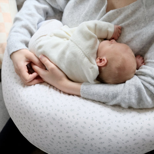 voedingskussen en zwangerschapskussen van heerlijk zachte jersey cueillette milk