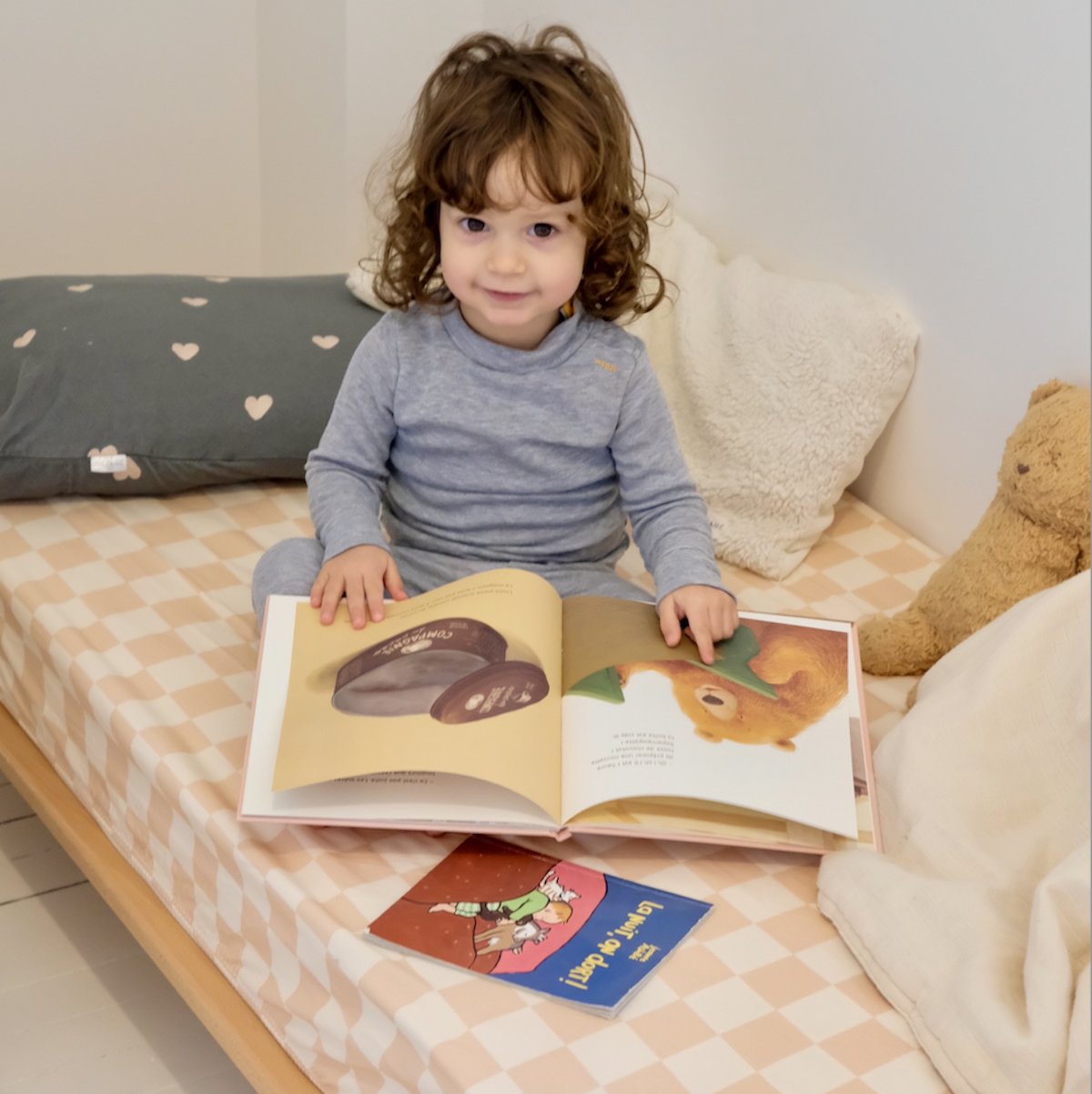 drap de lit enfant bébé jersey tout doux imprimé damier rose