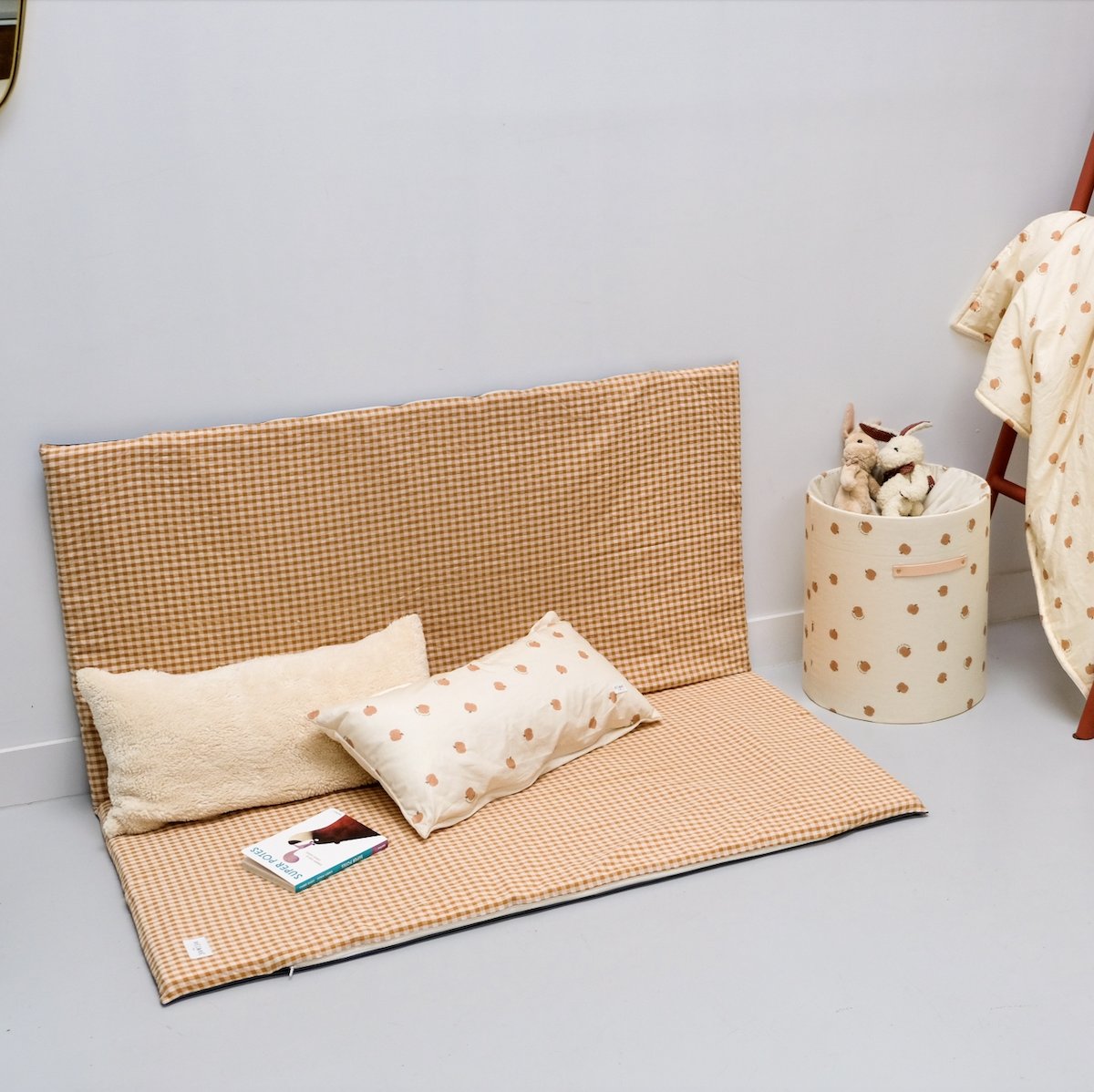 weiches Kissen Baby Kind Motiv Liebesapfel 