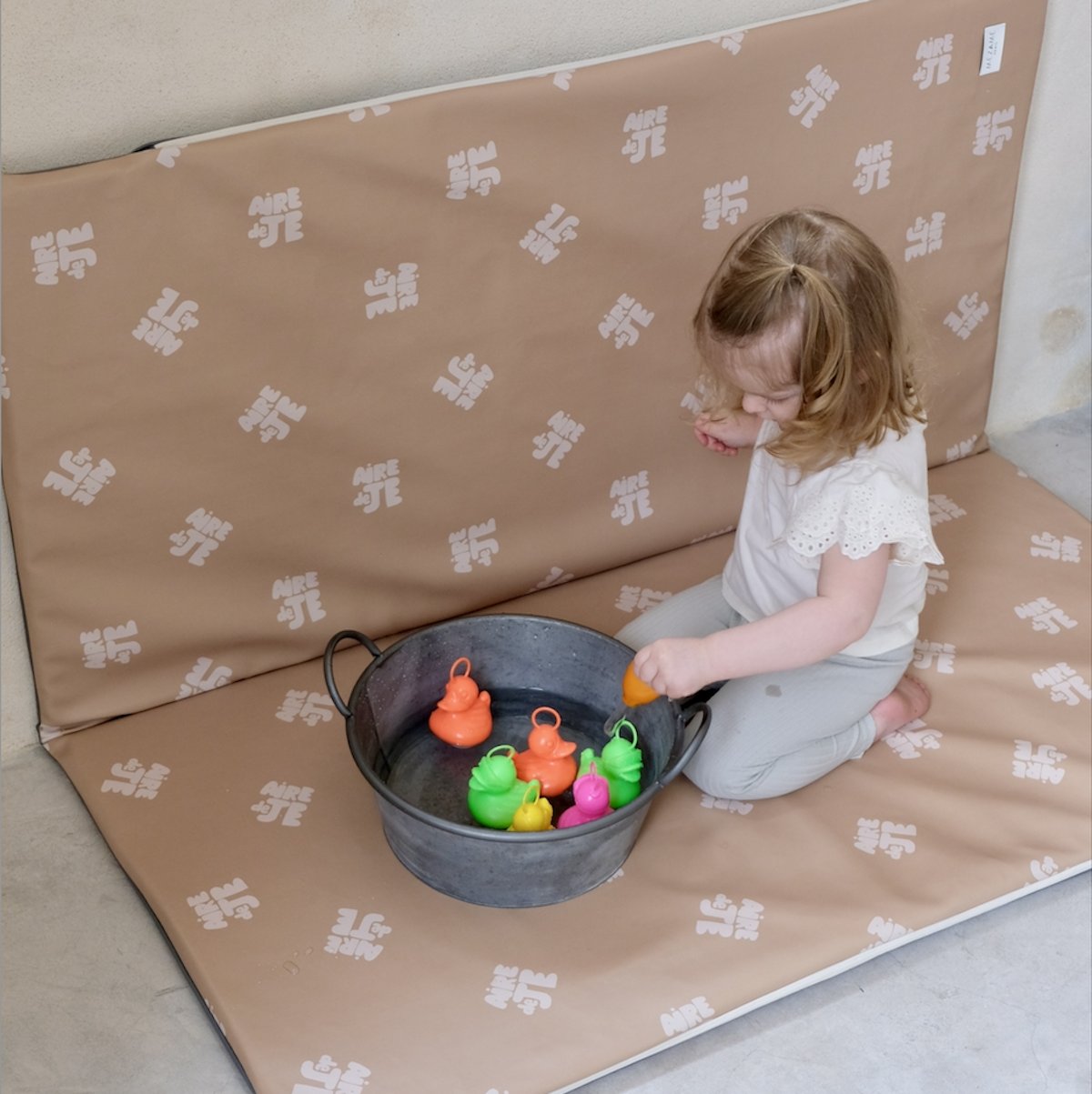 waterproof speelmat motoriek en spelletjes baby kind waterproof print air de je