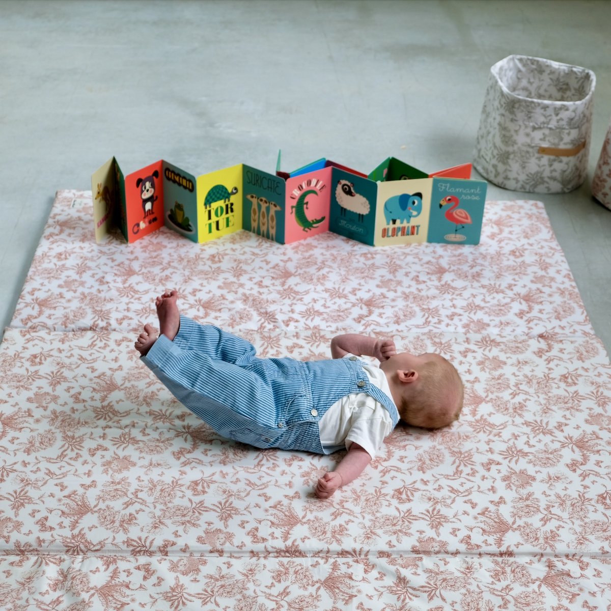 speel- en ontwikkelingskleed baby kind groot formaat XXL samenwerking tartine&chocolat roze