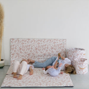 XXL large format baby and toddler activity, motor skills and play mat, Tartine&Chocolat collaboration, pink colourway