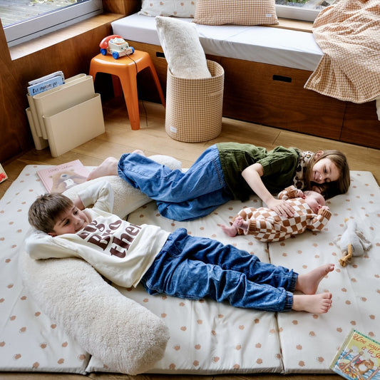 Krabbelmatte Spielmatte Motorikmatte Baby Kind Großformat XXL Motiv Pomme d'Amour 