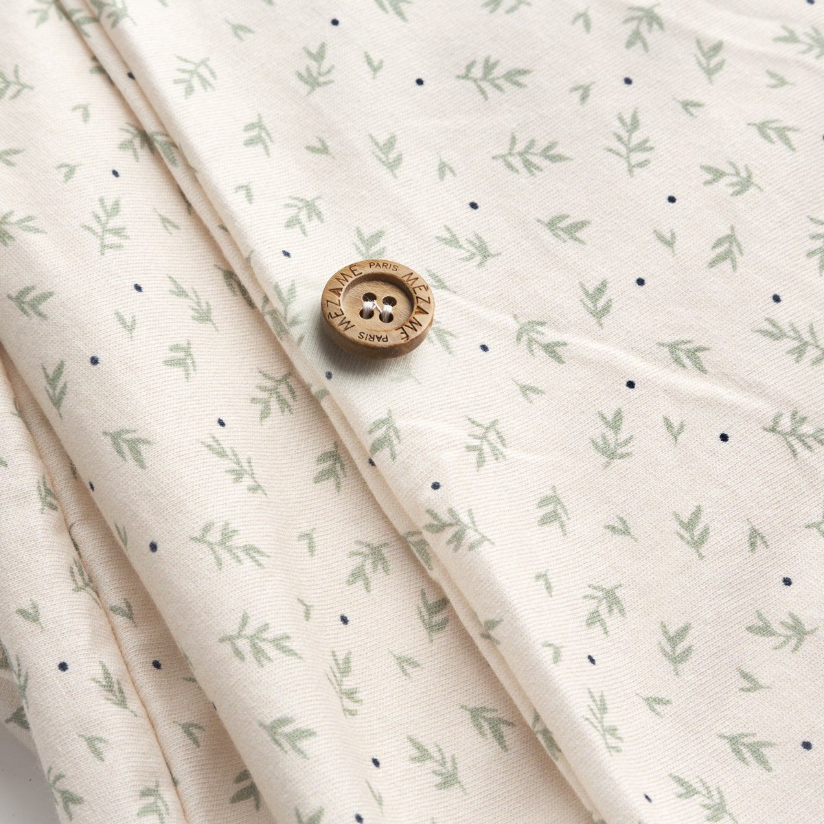 beddengoedset jersey puur comfort perfecte nachtrust Cueillette Milk sluiting rits en knopen