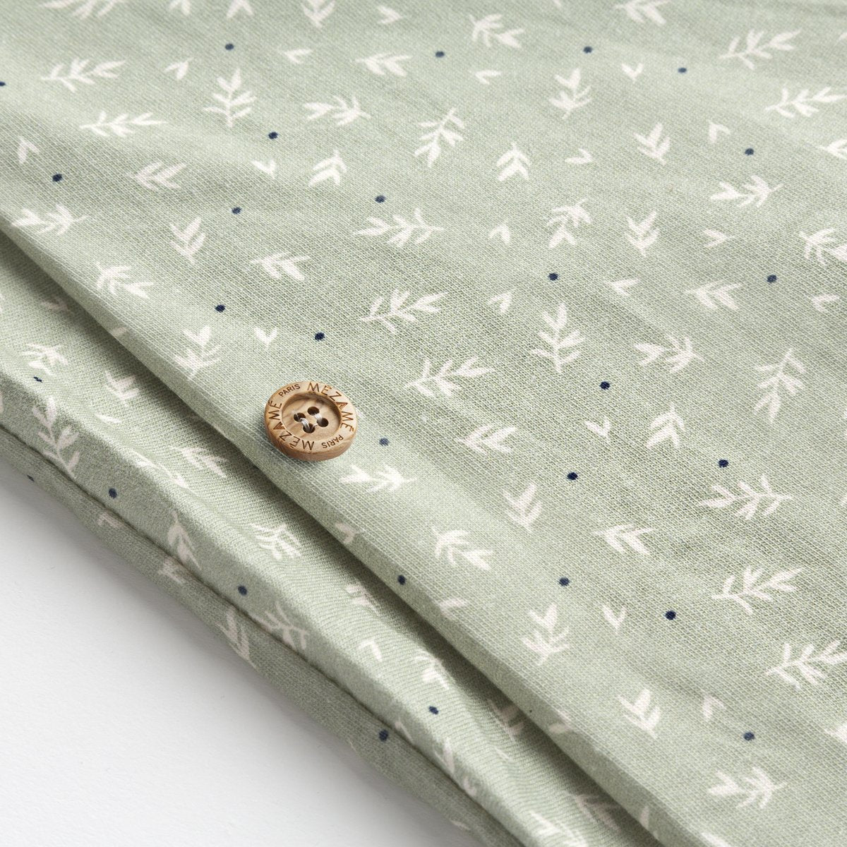 beddengoedset voor baby en kind van superzachte jersey saliekleur rits en knopen