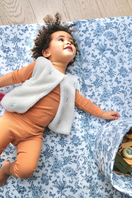 Alfombra de vida King Size x Tartine&Chocolat azul