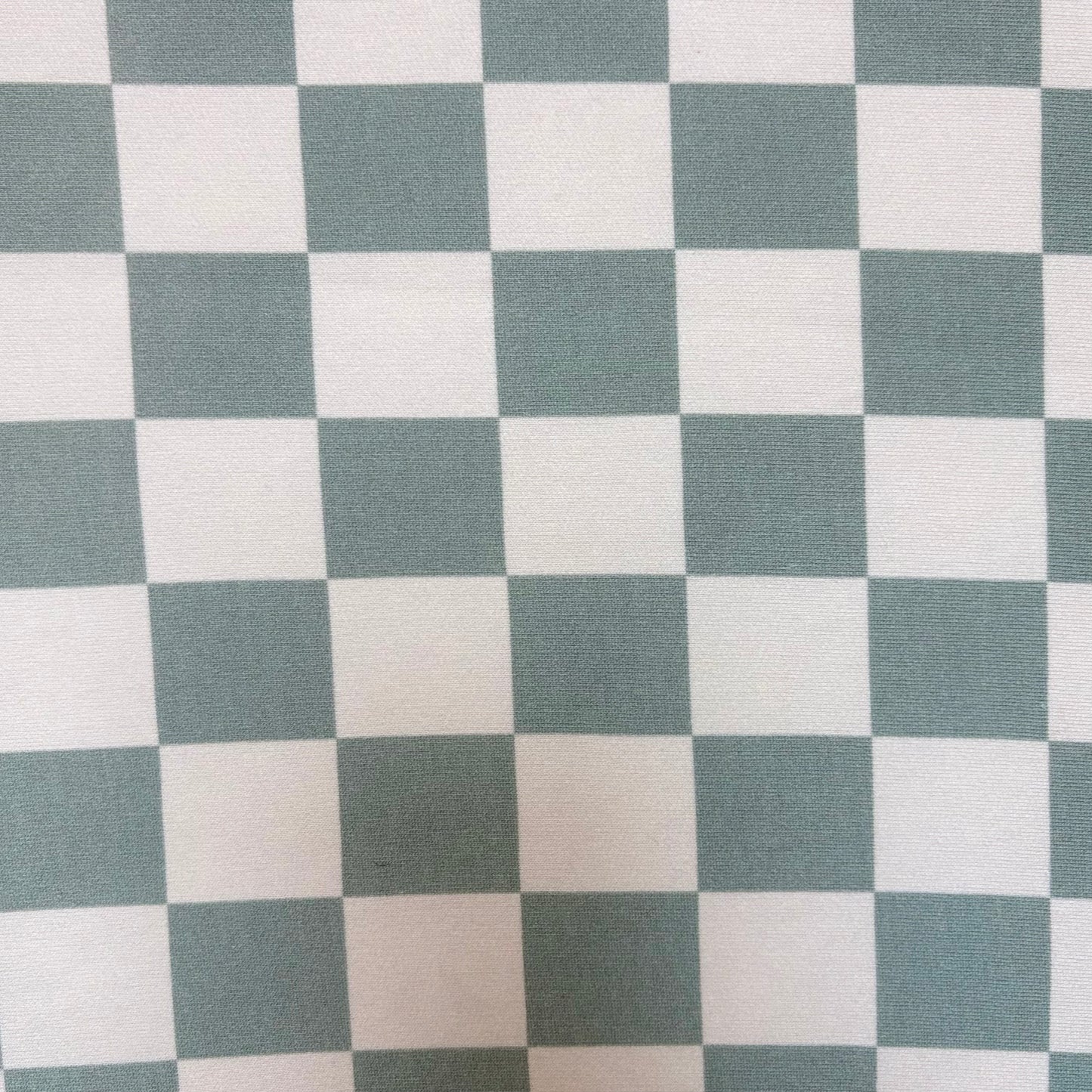 Coussin +One Damier Céladon